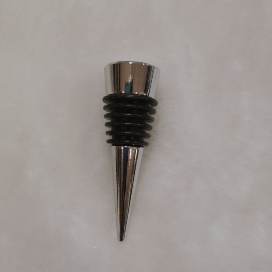 Factory direct supply aluminum alloy zinc alloy wine stopper base lower body flat wine stopper wine bottle stopper metal accessories batch