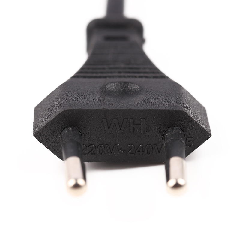 Factory wholesale 2-plug 8-pin European gauge plug power cord European standard 8-pin connector plug-in European gauge 1.5 m AC line