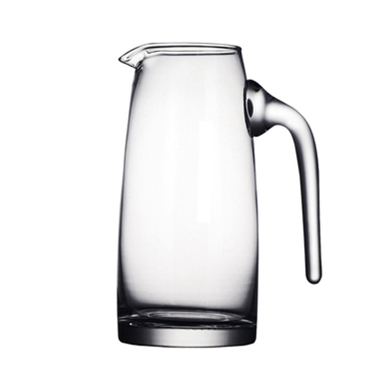 Lead-free Glass Liquor Decanter Wine Dispensing Tender Wine Shaker with Scale and Handle Wine Dispensing Seven-character Pot