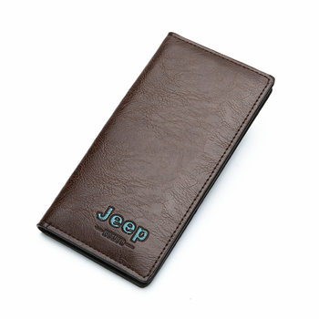 Foreign Trade Wholesale Retro Wallet Men's Wallet Long Soft Leather Thin Simple Wallet Multi-Card Student Coin Wallet