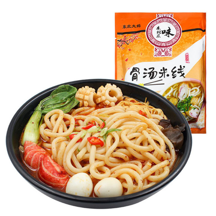 Bridge rice noodle northeast aunt bone soup rice noodle casserole vacuum bag 450 g/bag postage