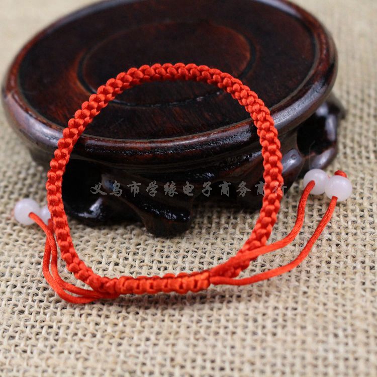 Braided Red Rope Bracelet Corn Knot Bracelet Hand-woven Red Rope Zodiac Year Dragon Boat Festival Bracelet Wholesale