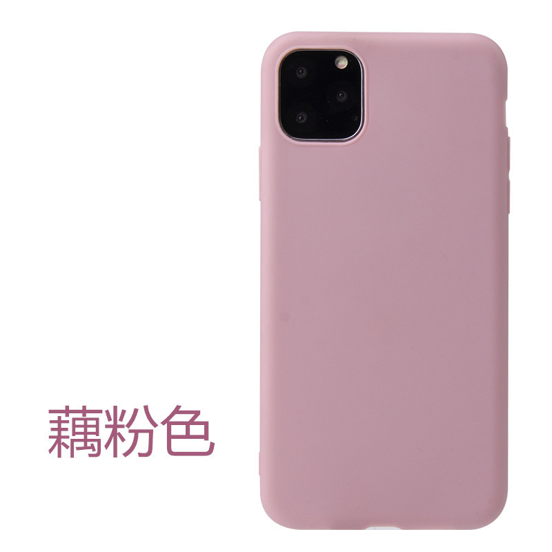 Suitable for Apple 16iphone15 mobile phone case 13pro candy color 14plus protective cover frosted TPU soft shell
