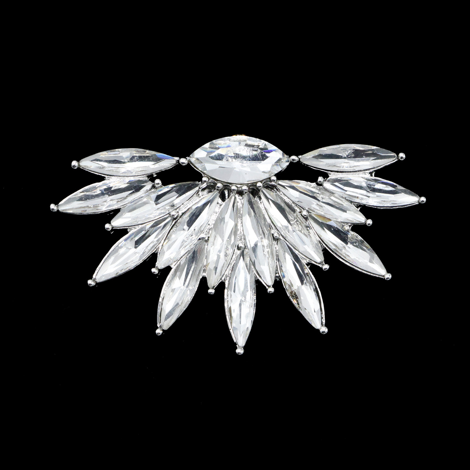 Bridal wedding accessories shoe flower shoe buckle diamond decorative shoe clip factory direct rhinestone shoe flower