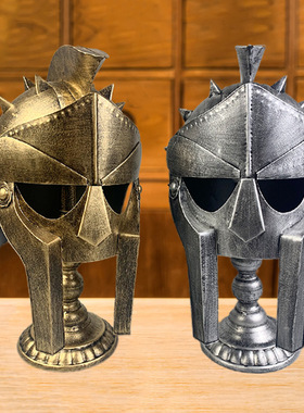 复古欧式罗马武士头盔装饰品