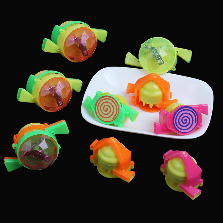 Mini blowing small gyro rotating with whistle gyro educational toys wholesale small toys wholesale