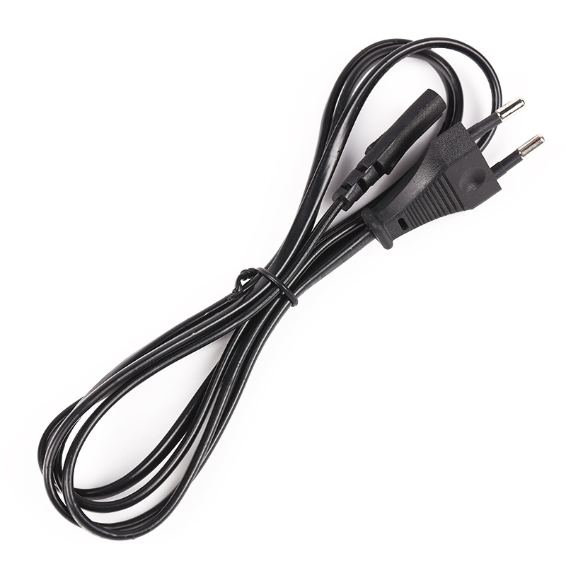 Factory wholesale 2-plug 8-pin European gauge plug power cord European standard 8-pin connector plug-in European gauge 1.5 m AC line