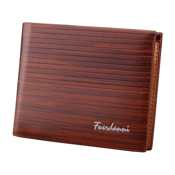 Hengsheng Men's Short Wallet Wallet with Multiple Card Slots European and American Style Wallet Factory Direct Supply Men's Wallet Men