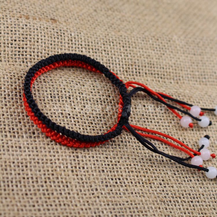 Braided Red Rope Bracelet Corn Knot Bracelet Hand-woven Red Rope Zodiac Year Dragon Boat Festival Bracelet Wholesale