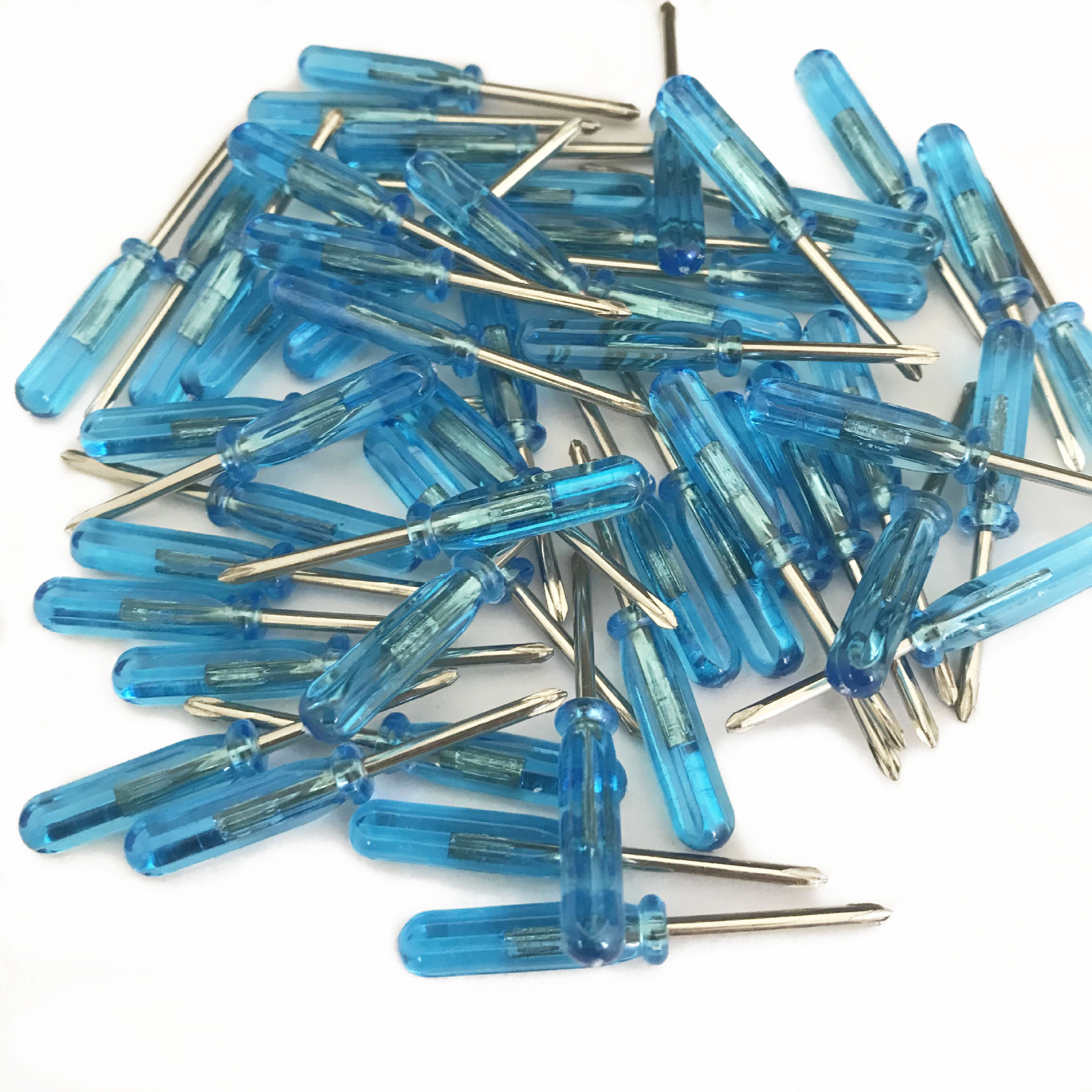 2.0十字一字3mm小螺丝刀五星梅花玩具配送拆机工具迷你透明螺丝批