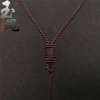 Sweater chain pendant rope men and women hand woven fashion DIY accessories simple necklace rope