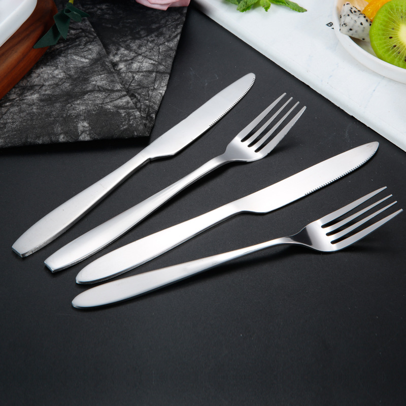 Steak Gift Stainless Steel Tableware Bare Knife and Fork Steak Knife Dining Knife Stainless Steel Knife and Fork Tableware suit Gift