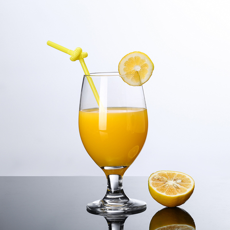 Factory direct thickened glass wine glass goblet multifunctional beverage glass juice glass red wine glass