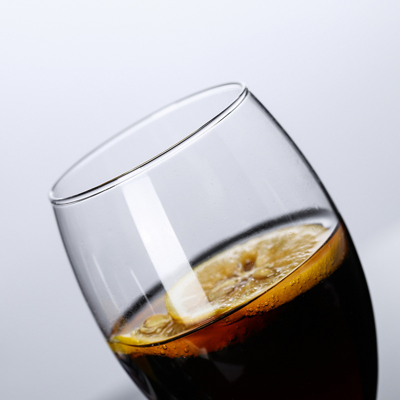 Factory direct thickened glass wine glass goblet multifunctional beverage glass juice glass red wine glass