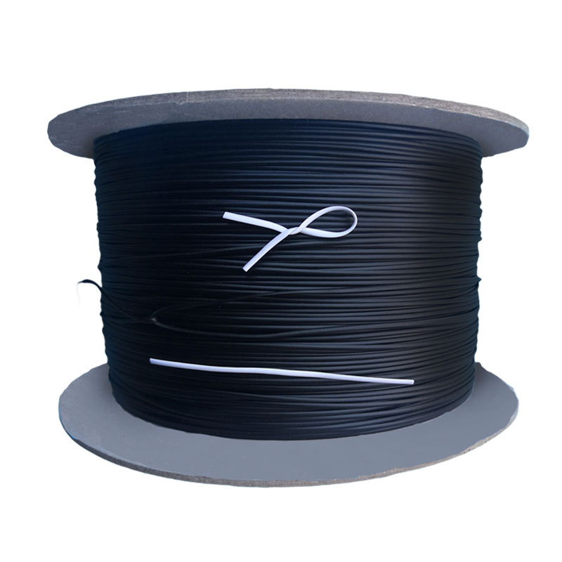[Factory Wholesale] Black and White 0.45mm Flat Oval Wrapping Tie Tape 2mm Electro-galvanized Coating Tie Wire