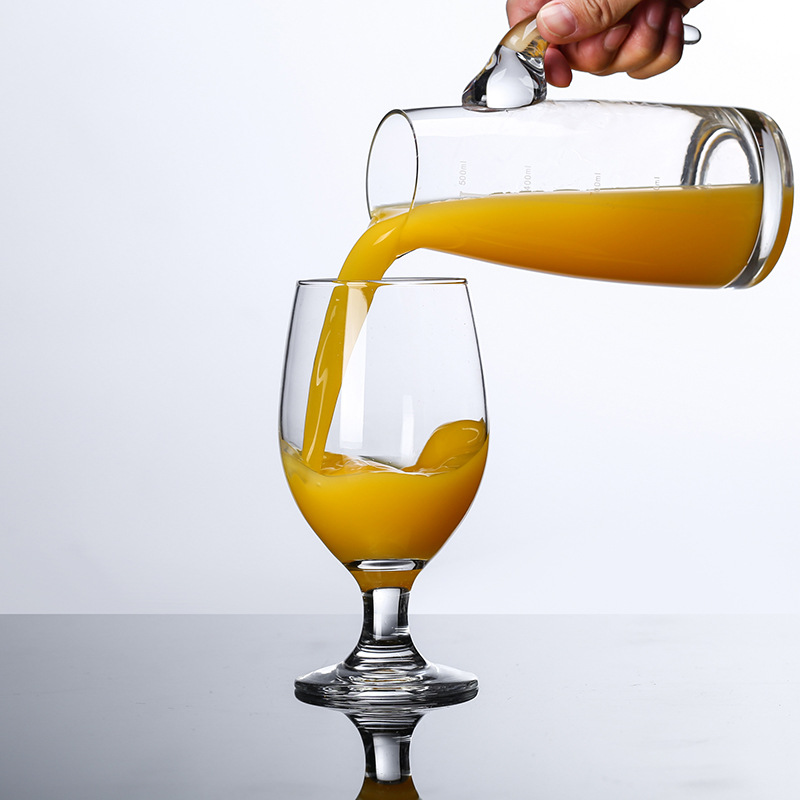 Factory direct thickened glass wine glass goblet multifunctional beverage glass juice glass red wine glass