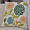 In stock supply cotton canvas wool embroidery pillowcase sofa cushion cover car backrest
