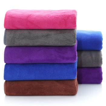 Factory Direct Supply Thickened Absorbent Housekeeping Cleaning Towel Car Wipe Towel Beauty Salon Hotel 2024 Classic Model 75*35