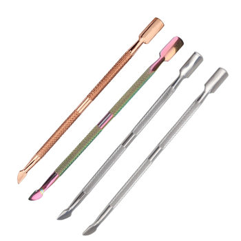 Stainless steel push oblique push Nail removal tool Yangjiang steel push factory spot dead skin push Nail tool Nail