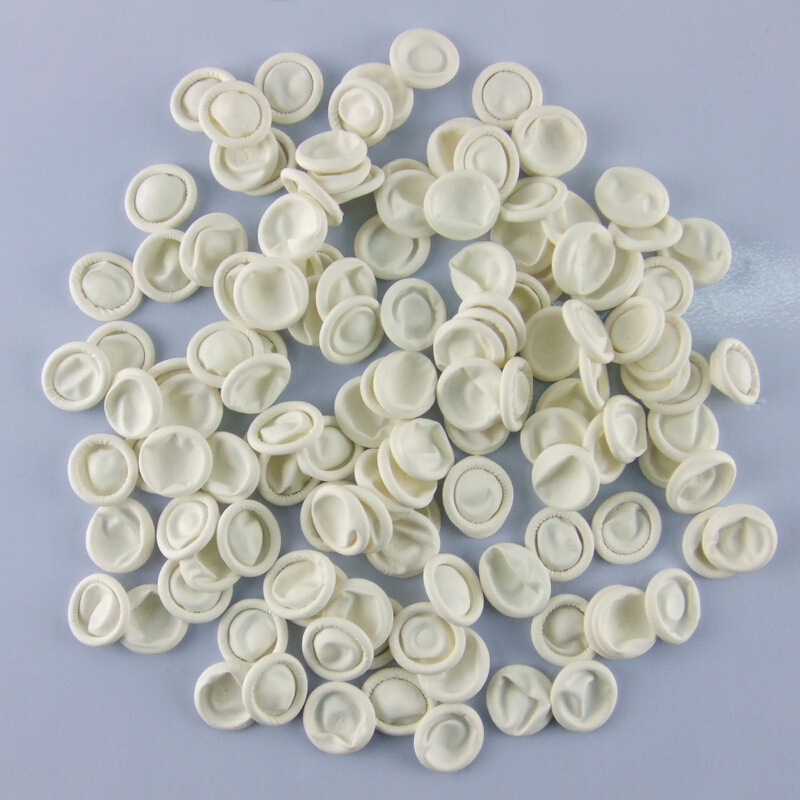 Disposable White Dust-free Finger Cots Thickeneded Wear-resistant Anti-static Anti-slip Protective Latex Finger Cots