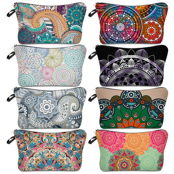 2019 New Digital Printed Cosmetic Bag Mandragora High Definition Waterproof Portable Storage Wash Bag Cross-border Supply
