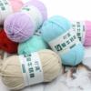 Nacao 4 strands of milk cotton medium thickness hand-knitted crochet doll sweater scarf Group baby wool wholesale