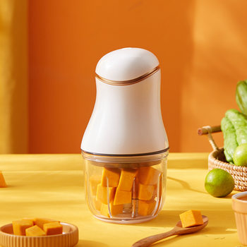 110V220V Food Supplement Machine, Multi-Functional Fully Automatic Small Mini Puree Machine, All-In-One Household Meat Grinder