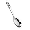 Spot Stainless Steel Household Fuzi Flat Bottom Spoon Creative Children's Spoon Dessert Spoon Home Hotel Support LOGO