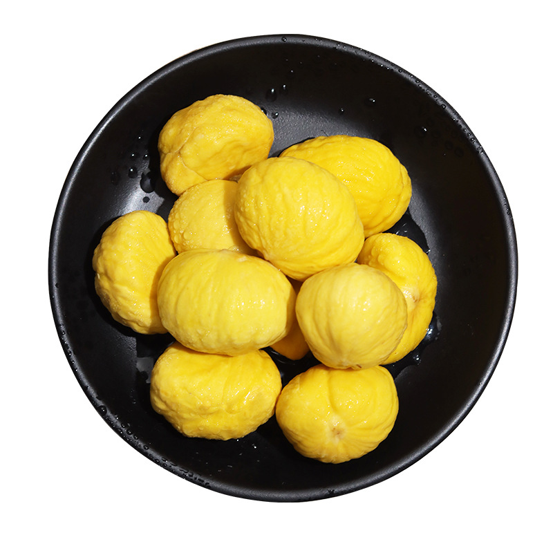 All year round, in stock supply quick-frozen chestnut rice peeling Luotian chestnut soup cooking is suitable for pub catering ingredients