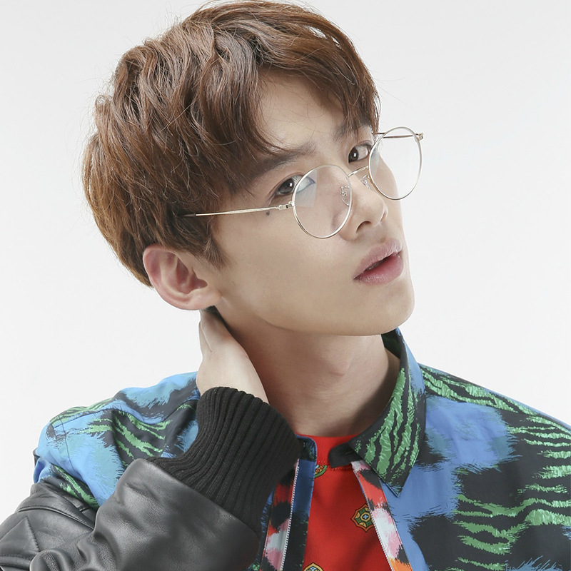 77507 anti-radiation anti-blue light glasses frame men's fashionable computer eye protection myopia women's Korean-style non-degree plain