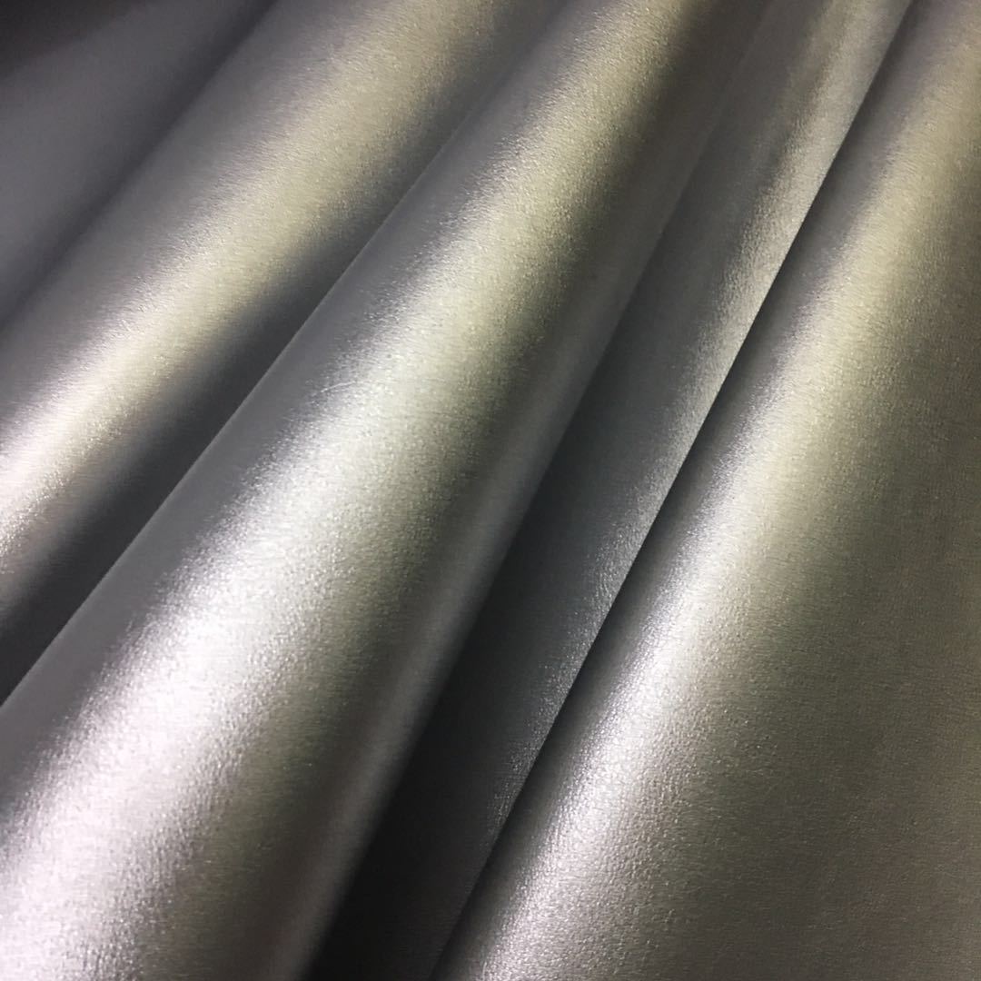 Leather Manufacturers Wholesale Maserati Texture Silver Cowhide Leather Bags, Artificial Leather Handbags, Leather Goods, Belts, Light Luxury