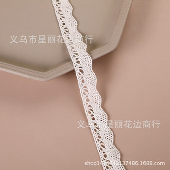 Factory direct explosions 2cmdiy cotton thread fan curtain lace clothing accessories home textile accessories