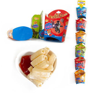 Full box of 48 boxes of crisp French fries non-Tianle cartoon crisp French fries children's casual snacks crispy puffed food