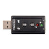 DM-HD02 drive-Free button USB sound card external USB 7.1 channel independent computer sound card adapter