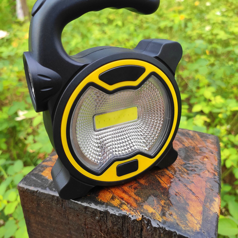 Cob Work Light Emergency Light Portable Light Outdoor Camping Light Lighting Searchlight Mobile Maintenance Light Outdoor Lighting