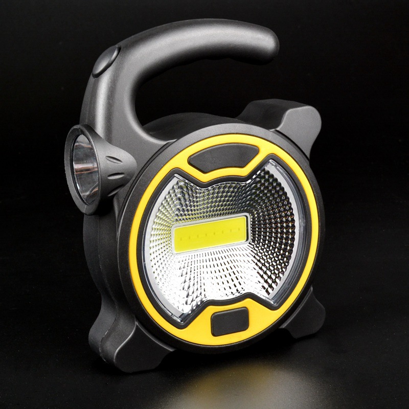 Cob Work Light Emergency Light Portable Light Outdoor Camping Light Lighting Searchlight Mobile Maintenance Light Outdoor Lighting