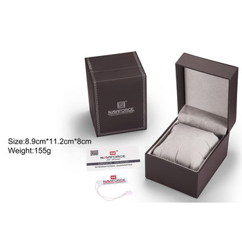Naviforce Lingxiang Watch with Leather Case Gift Watch Case (Not Sold Separately)