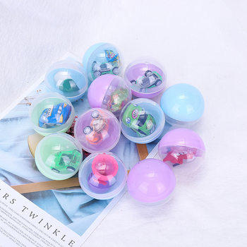 Factory egg ball toy 60mm mixed round egg ball children's educational toy Paille egg twisting machine