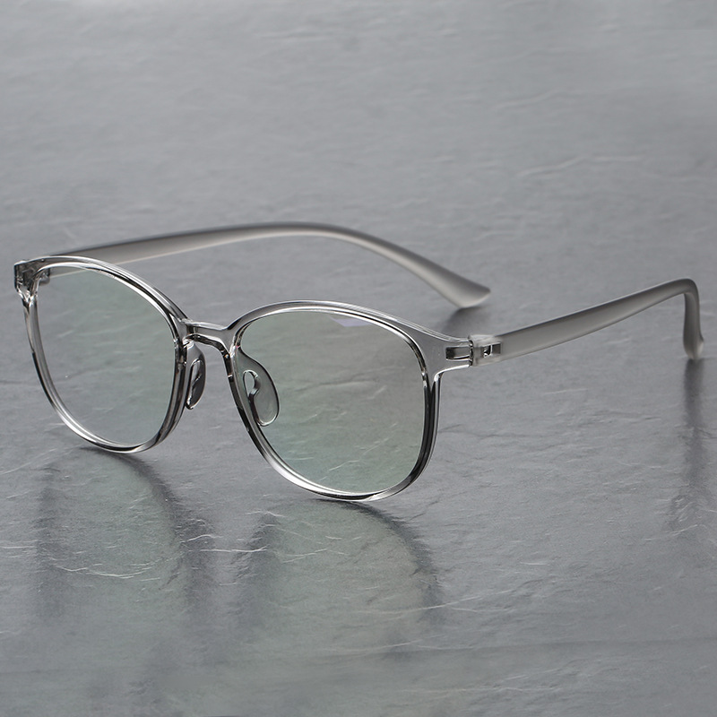 Wholesale glasses frame transparent TR90 glasses for prison detention center without screws without metal with myopia glasses frame