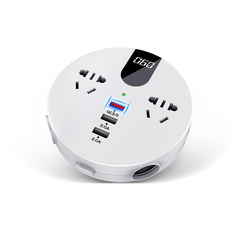 Car inverter 12v24v to 110v220v car multifunctional inverter fast charging car charger