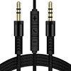 3.5mm Male-To-Male Audio Cable Mobile Phone Headset Connection Car Audio Tuning with Microphone Cable Factory Direct Supply