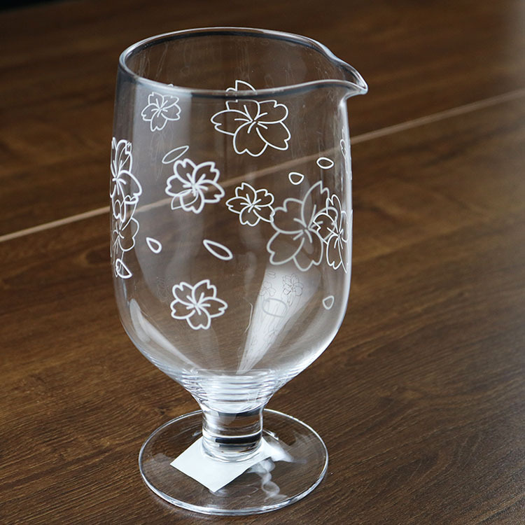 Artificial engraved goblet mixing cup spot supply blown personality crystal glass bar ktv cocktail mixer
