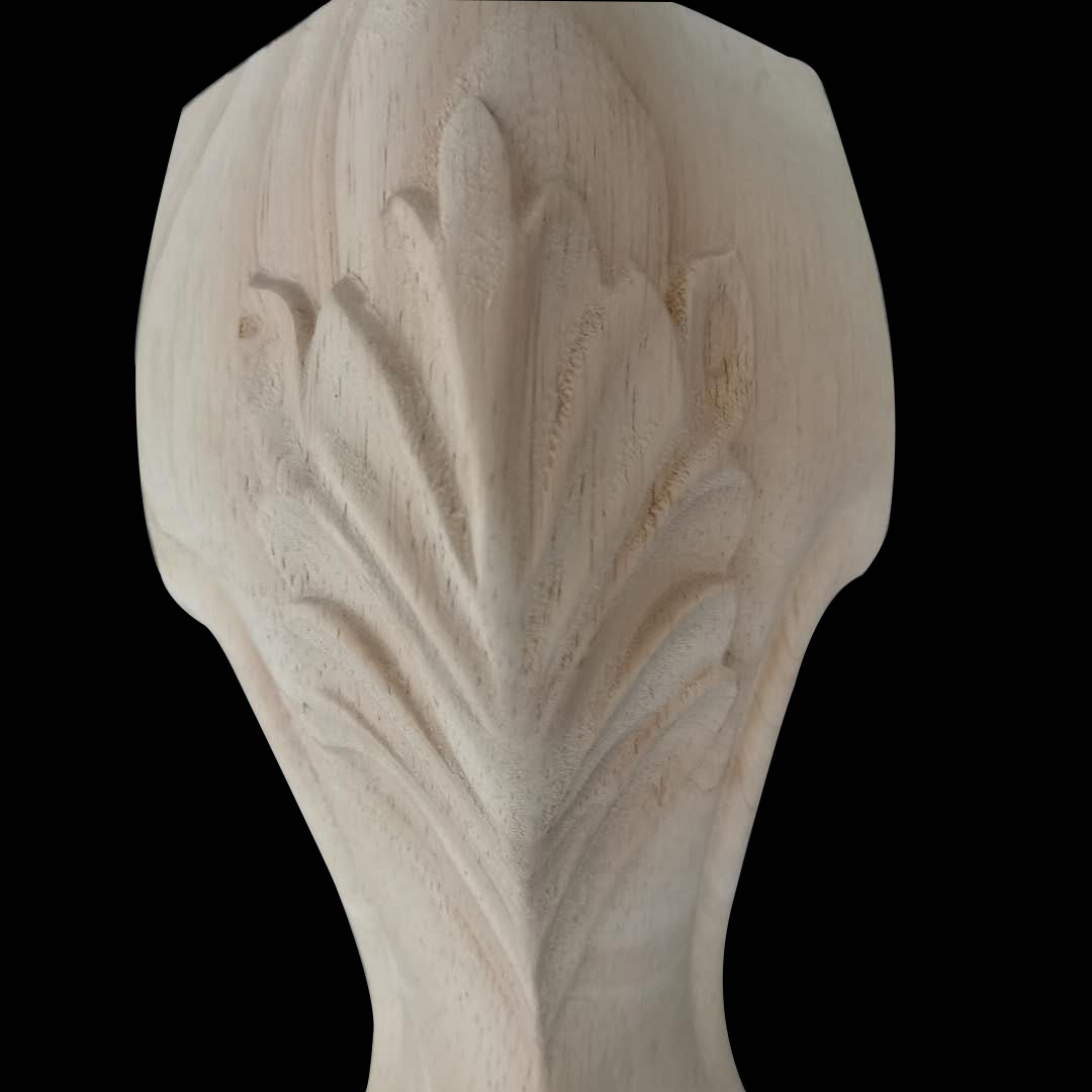 Manufacturer European Solid Wood Legs Tv Cabinet Legs Sofa Legs Coffee Table Legs Cabinet Feet Foreign Flower Legs Table Accessories