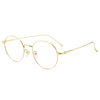 Pure titanium myopia glasses frame men's Korean fashion can be equipped with power lenses comfortable retro glasses frame women