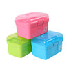 569 thick art storage box double-layer medicine box cosmetic box gouache watercolor paint box manicure storage box