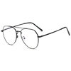 2021 new metal double beam myopia glasses frame toad frame men and women trend ultra light flat mirror wholesale D29173
