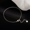 s925 Silver Elegant Cold Style Bracelet Women's Exquisite Niche Snake Bone Single Chain Simple Design Sense Korean Style Hand Jewelry