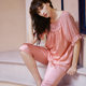 Dylan Silk Heavy Silk Pajamas Short-sleeved Pants Up-and-down Suit Mulberry Silk Home Clothes for Women
