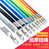 1.5cm Wide Lobster Clasp Lanyard Id Badge Holder Strap Webbing Card Holder with Name Tag Work Id Card