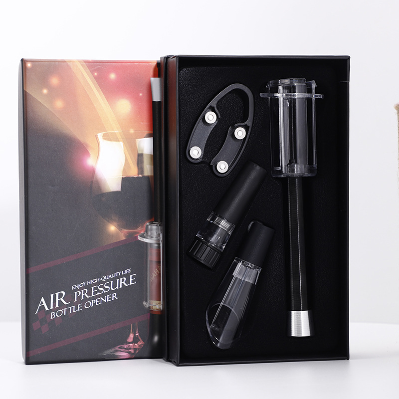 Red wine decanter bottle stopper bottle mouth foil cutter knife set U-shaped red wine factory direct supply wholesale